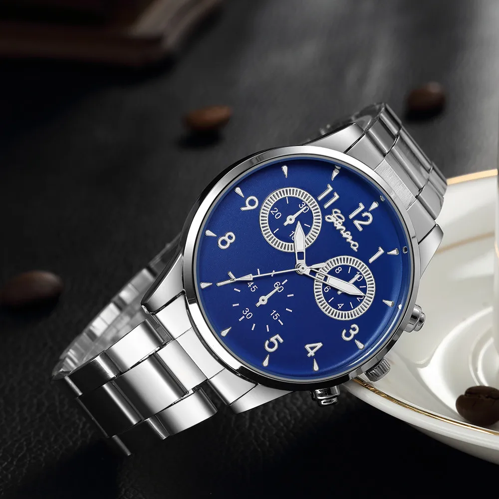 Geneva Men Women Watch Stainless steel Leisure quartz Watch Man new arrival in men wrist watches relogio masculino
Geneva Men Women Watch Stainless steel Leisure quartz Watch Man new arrival in men wrist watches relogio masculino