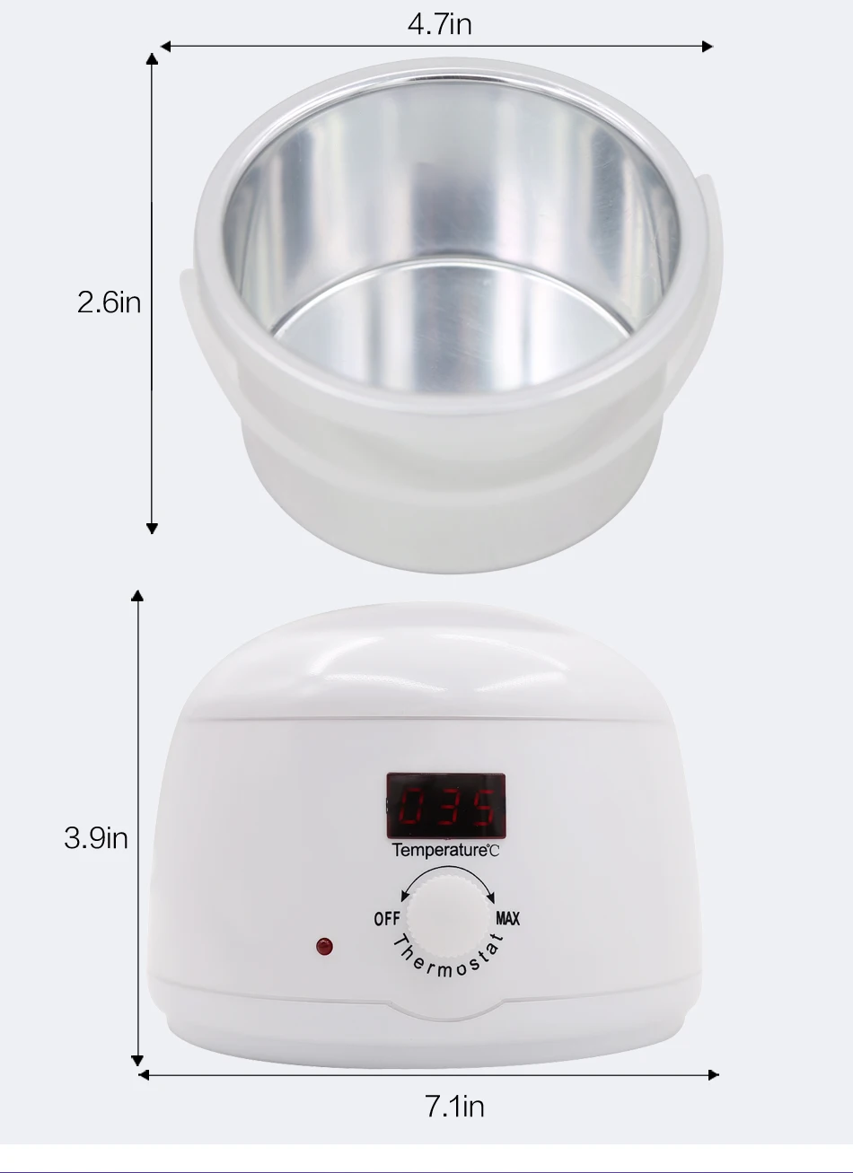 LED Wax Warmer Wax Heater Paraffin Heater Wax For Depilation Epilator Hand SPA Machine Hard Wax Beans Depilatory Hair Removal (12)