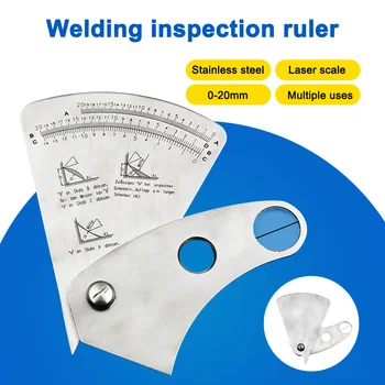 1 Pcs Welding Gauge Fan-shaped Sector Ruler Portable Stainless Steel Inspection Tool CLH@8
1 Pcs Welding Gauge Fan-shaped Sector Ruler Portable Stainless Steel Inspection Tool CLH@8