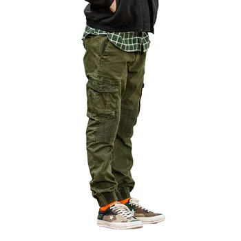 ICPANS Autumn Mens Casual Pants Multi Pocket Cuffs Cotton Fashion Male Trousers Army Green Black Cargo Pants Streetwear Men
ICPANS Autumn Mens Casual Pants Multi Pocket Cuffs Cotton Fashion Male Trousers Army Green Black Cargo Pants Streetwear Men