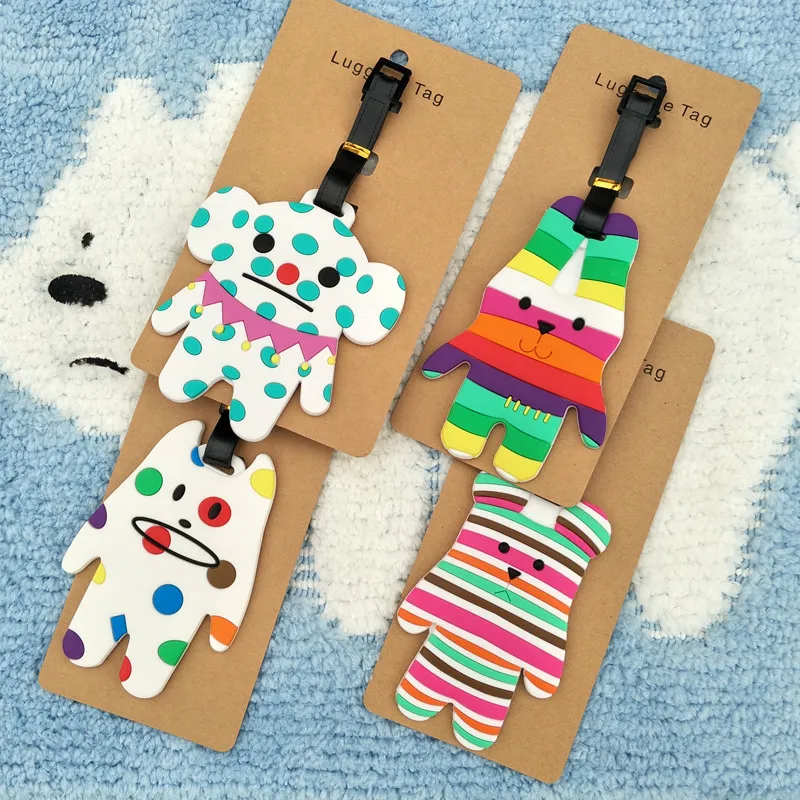 Cute Cartoon Silicone Luggage Tag Suitcase ID Address Name Labels Travel Accessories
Cute Cartoon Silicone Luggage Tag Suitcase ID Address Name Labels Travel Accessories