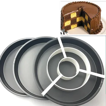 Free shipping New Checkerboard Cake Mold 3 Non-Stick Baking Pan Tin Divider Set DIY Bakeware 8'' Pizza Pan
Free shipping New Checkerboard Cake Mold 3 Non-Stick Baking Pan Tin Divider Set DIY Bakeware 8'' Pizza Pan
