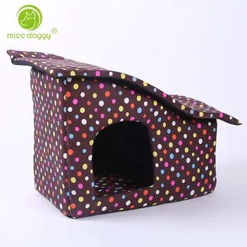 Pet Supply Portable Small Dog Bed Puppy House for Cat Soft Sponge Dot Kennel with Zip Tilted Roof Washable Dual Purpose Bed Nest
Pet Supply Portable Small Dog Bed Puppy House for Cat Soft Sponge Dot Kennel with Zip Tilted Roof Washable Dual Purpose Bed Nest
