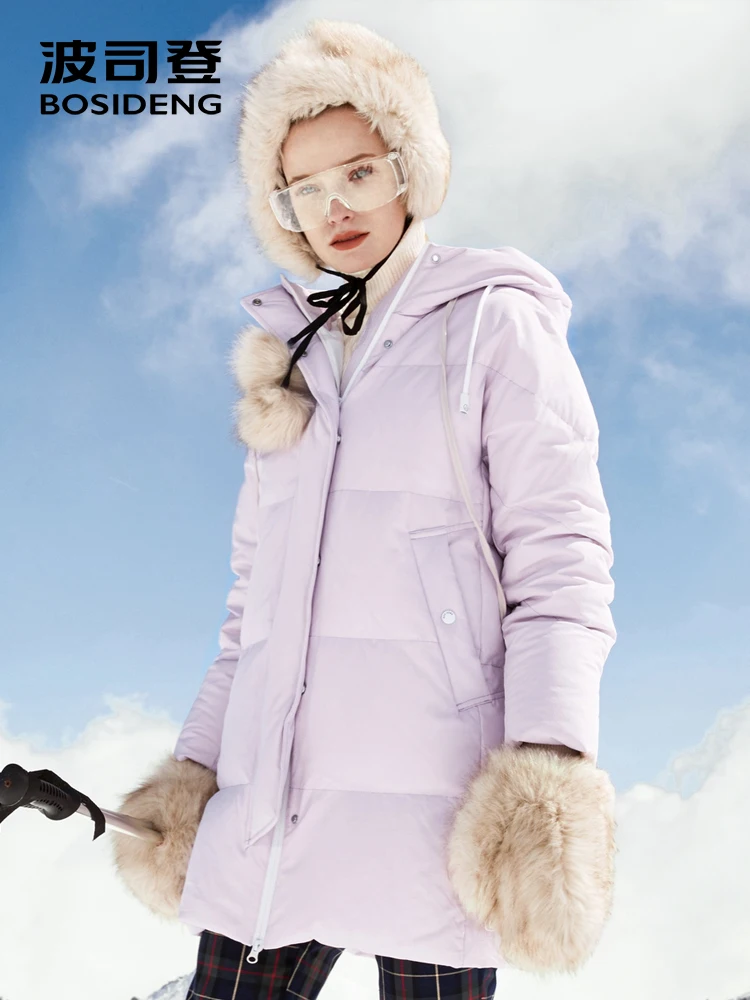 BOSIDENG 2018 new winter down coat women duck down jacket hooded outwear thicken outwear mid-long parka letter print B80142542DS
BOSIDENG 2018 new winter down coat women duck down jacket hooded outwear thicken outwear mid-long parka letter print B80142542DS