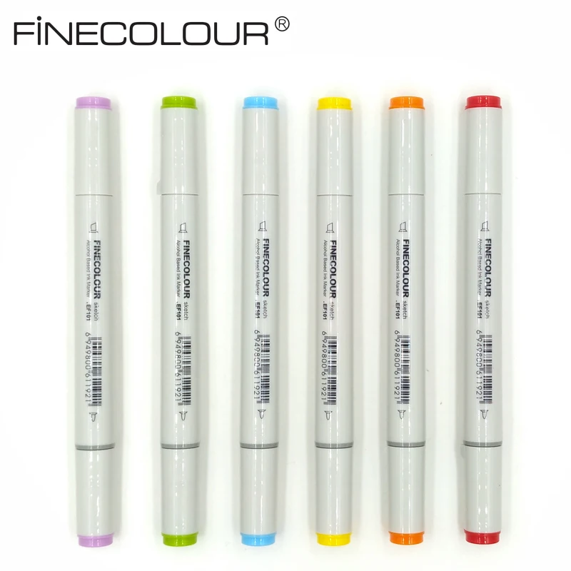 Finecolour Alcohol Based Art Markers self-selection 6 Colors set Sketch Color Marker Pen Manga Marker For Drawing
Finecolour Alcohol Based Art Markers self-selection 6 Colors set Sketch Color Marker Pen Manga Marker For Drawing