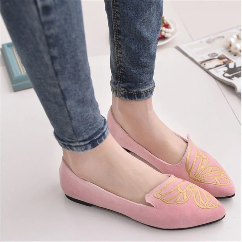 New Arrival Slip On Shoes Spring Summer Autumn Women Comfortable Breathable Printing Flats Flock Pointed Toe Comfortable Flats
New Arrival Slip On Shoes Spring Summer Autumn Women Comfortable Breathable Printing Flats Flock Pointed Toe Comfortable Flats