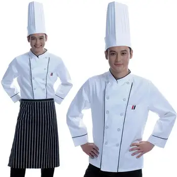 Autumn WInter Long Sleeve Chef Kicthen Uniform Chefs Jacket Food Service Workwear Cooker Clothing
Autumn WInter Long Sleeve Chef Kicthen Uniform Chefs Jacket Food Service Workwear Cooker Clothing