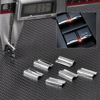CITALL 7Pcs Chrome Door Window Switch Lift Button Cover Trim For Honda Civic CRV CR-V Vezel Accord Odyssey City
CITALL 7Pcs Chrome Door Window Switch Lift Button Cover Trim For Honda Civic CRV CR-V Vezel Accord Odyssey City