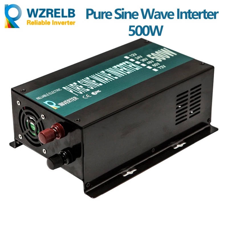 

Pure Sine Wave Solar Inverter 500W 24V 220V Car Power Inverter Power Supply 12V 24V 48V 110V DC to 120V 230V 240V V/230V/240V AC