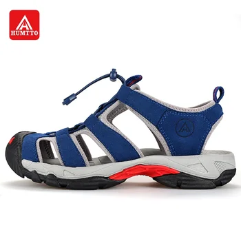 HUMTTO Men's Sandals Women Breathable Leather Outdoor Beach Shoes Large Size Hollow Quick Dry Protective Toecap
HUMTTO Men's Sandals Women Breathable Leather Outdoor Beach Shoes Large Size Hollow Quick Dry Protective Toecap
