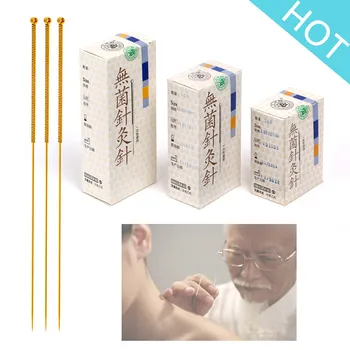 100pcs/box Cloud Dragon golden Acupuncture Needles sterilization individual package (Gold Painted Needles)
100pcs/box Cloud Dragon golden Acupuncture Needles sterilization individual package (Gold Painted Needles)