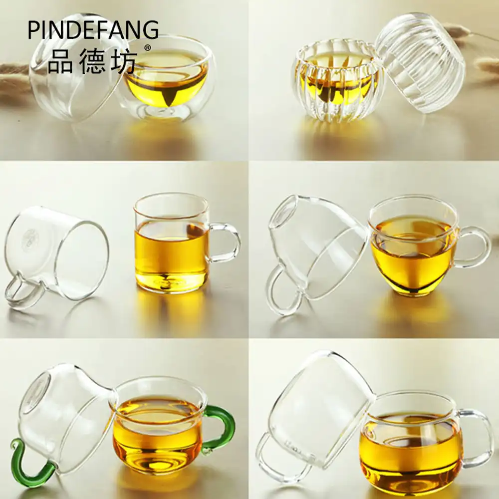 of heat-resistant borosilicate glass coffee mini cup gift tea