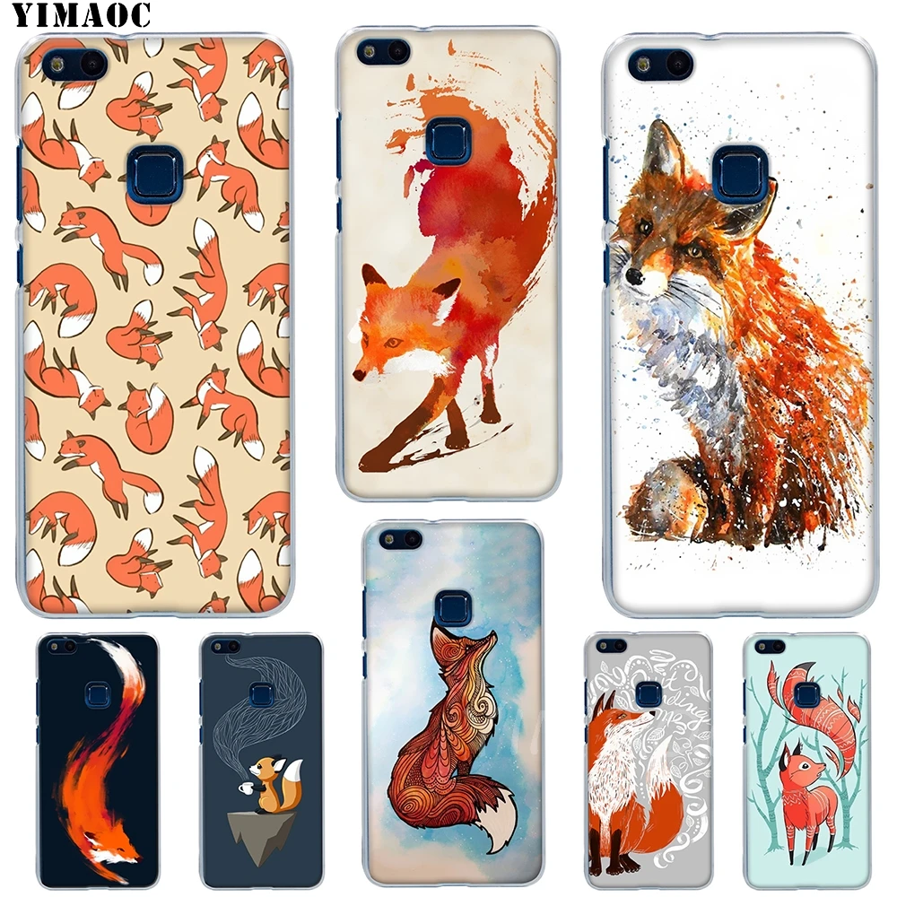 YIMAOC ovely Animal Fox Soft Case for Huawei P 8 9 10 20 30 Lite Pro 2016 2017 smart 2019 TPU Cover |