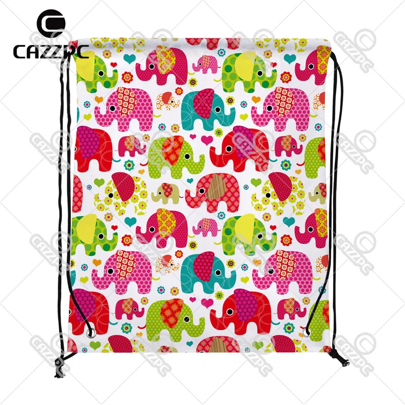 Colorful Seamless Retro Elephant Kids Pattern Print Custom individual Nylon fabric Drawstring Backpack gift bag
Colorful Seamless Retro Elephant Kids Pattern Print Custom individual Nylon fabric Drawstring Backpack gift bag