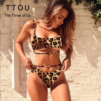 TTOU Women Fashion Bikini 2 Pieces Set Sexy Cross Swimwear Female Hollow Out Bathing Suit Women Push Up Beach Wear 2019
TTOU Women Fashion Bikini 2 Pieces Set Sexy Cross Swimwear Female Hollow Out Bathing Suit Women Push Up Beach Wear 2019