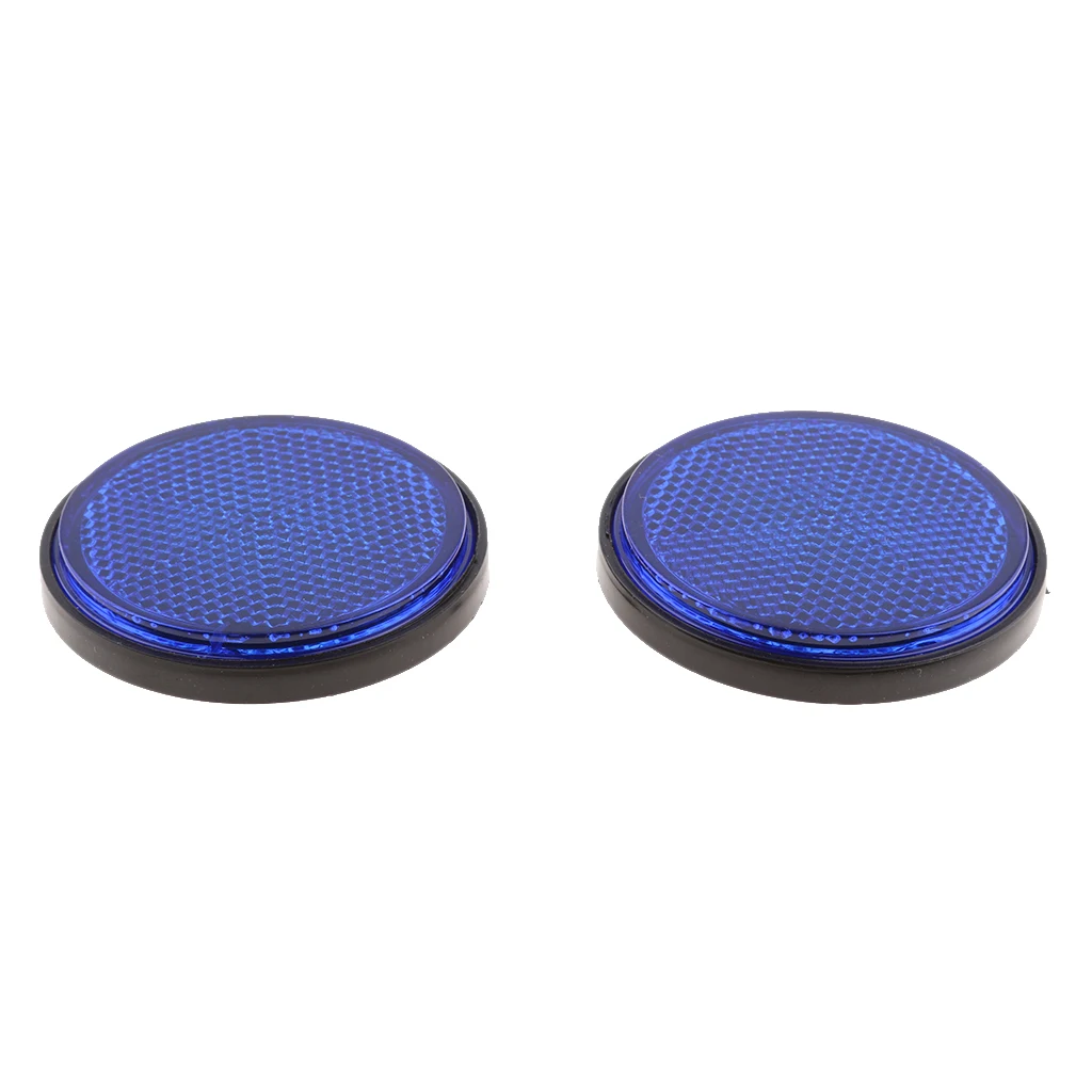Plastic Car Auto Round Chrome Red Reflective Sticker Self Adhesive Reflector Warning Sign Fits for Motorcycle Bicycles ATV Plastic Car Auto Round Chrome Red Reflective Sticker Self Adhesive Reflector Warning Sign Fits for Motorcycle Bicycles ATV
