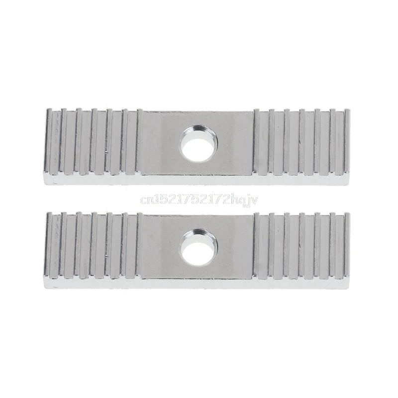 2Pcs Aluminum Alloy Tooth Pitch 2mm Aluminum Sheet Reprap GT2 Timing Belt Fixing Piece Clamp Fixed Clip 9*40mm CNC For Print A26
2Pcs Aluminum Alloy Tooth Pitch 2mm Aluminum Sheet Reprap GT2 Timing Belt Fixing Piece Clamp Fixed Clip 9*40mm CNC For Print A26