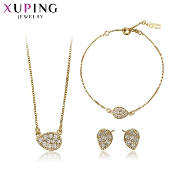 Xuping Fashion Elegant Light Yellow Gold Color Plated Set for Women Imitation Jewelry Sets for Party S71,1-62275
Xuping Fashion Elegant Light Yellow Gold Color Plated Set for Women Imitation Jewelry Sets for Party S71,1-62275