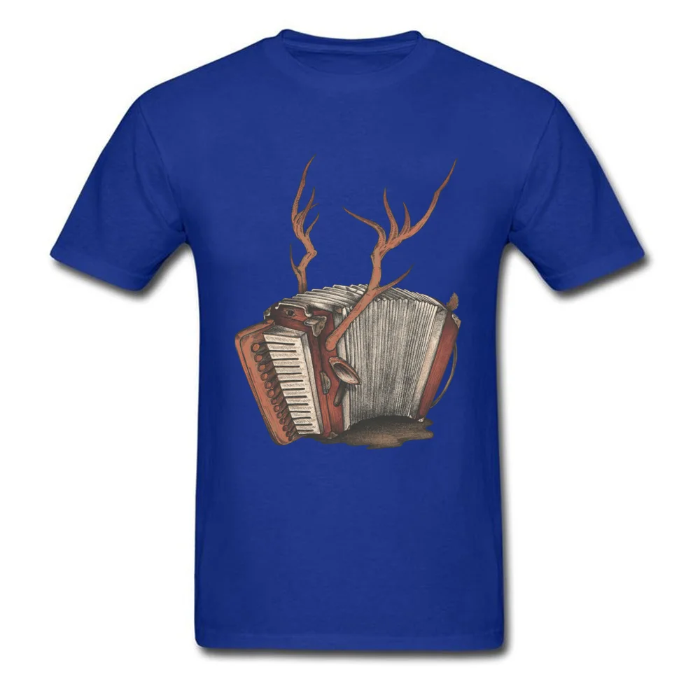 Hey Folk Im Magic Accordion Short Sleeve Tops & Tees Crew Neck 100% Cotton Men Tshirts Casual Tee Shirts Cute Drop Shipping Hey Folk Im Magic Accordion blue