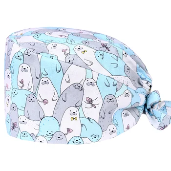 Seals Blue Surgical Caps Scrub Cap Nursing Work Hat Medical OR Skull Hats 100% Cotton with Sweatband Hospital Dental Clinic Hat
Seals Blue Surgical Caps Scrub Cap Nursing Work Hat Medical OR Skull Hats 100% Cotton with Sweatband Hospital Dental Clinic Hat