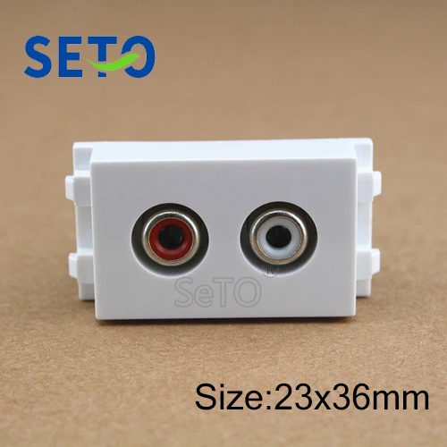 SeTo 128 Type White&Red Audio Module Free Welding Audio Connector Keystone For Wall Plate Socket
SeTo 128 Type White&Red Audio Module Free Welding Audio Connector Keystone For Wall Plate Socket