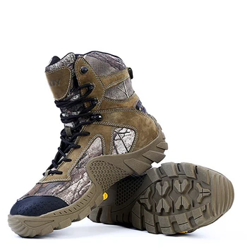 High-top Military Tactical Combat Boots Non-slip Wear-resistant Eva Rubber Leather Nylon Stitching Camouflage Hunting Shoes
High-top Military Tactical Combat Boots Non-slip Wear-resistant Eva Rubber Leather Nylon Stitching Camouflage Hunting Shoes