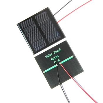 BUHESHUI Epoxy Solar Panels 5.5v 0.6W Mini Solar Cell 65x65MM For Small Power Applianc Toy Panle+15CM Cable 20pcs/lot Wholesale
BUHESHUI Epoxy Solar Panels 5.5v 0.6W Mini Solar Cell 65x65MM For Small Power Applianc Toy Panle+15CM Cable 20pcs/lot Wholesale