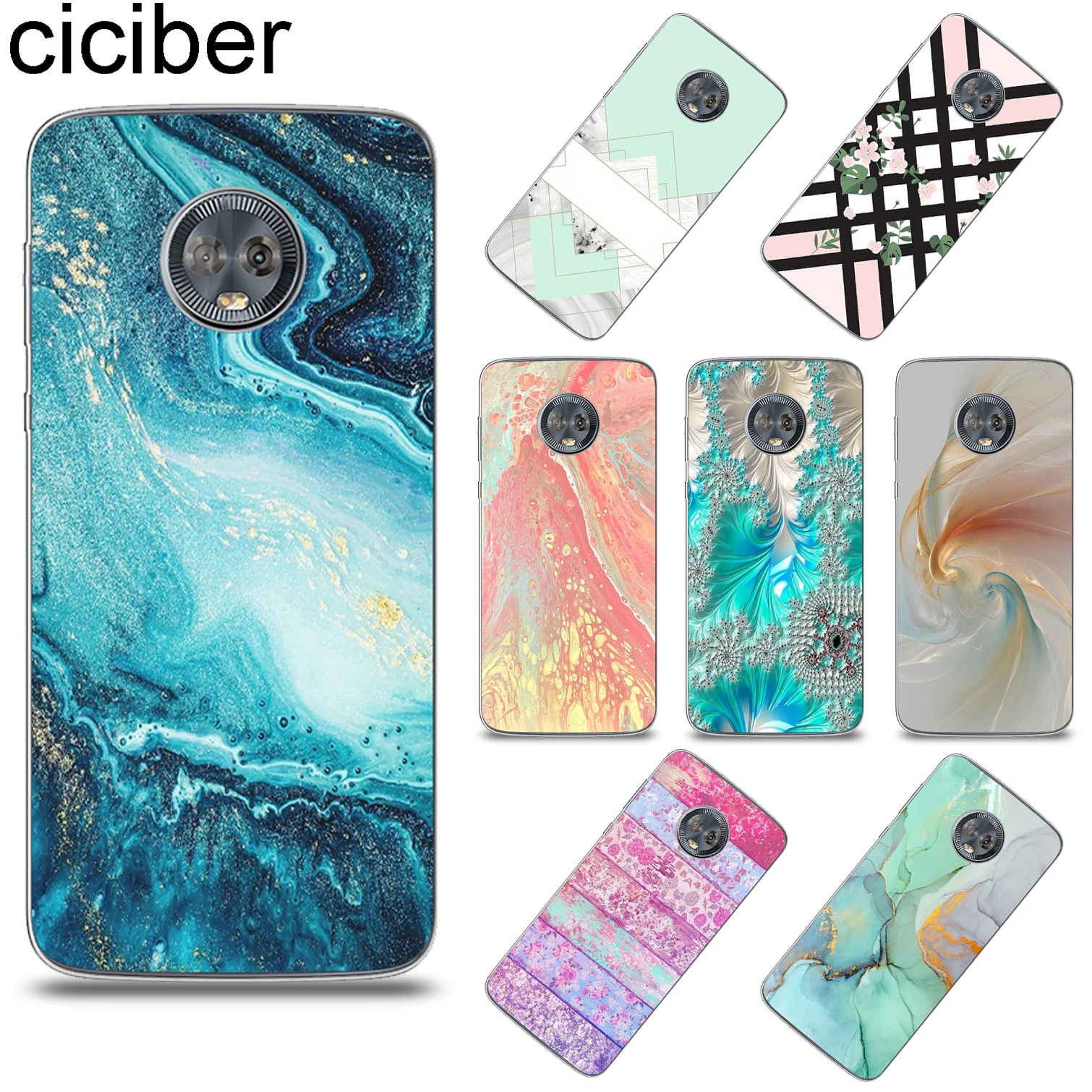 ciciber Luxury Marble Cover for Motorola Moto G6 G5 G5S E5 E4 C Z2 Z3 ONE P30 G4 Plus Play Power M X4 Soft TPU Phone Case Funda
ciciber Luxury Marble Cover for Motorola Moto G6 G5 G5S E5 E4 C Z2 Z3 ONE P30 G4 Plus Play Power M X4 Soft TPU Phone Case Funda