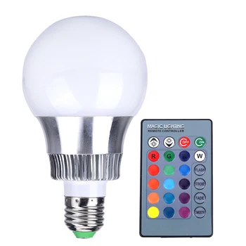 3W E27 RGB LED Light Lamp Bulb Spotlight 16 Colors to KTV Bar Stage Club Restaurant Display Cabinet Dancing Party Decoration
3W E27 RGB LED Light Lamp Bulb Spotlight 16 Colors to KTV Bar Stage Club Restaurant Display Cabinet Dancing Party Decoration