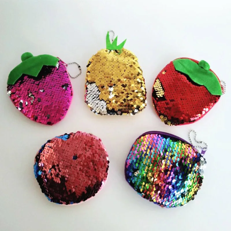 1 Pcs Women Lady Girl Wallet Purse Bag Sequin Zipper Fashion For Money Coin Keys Cards BS88 | Багаж и сумки