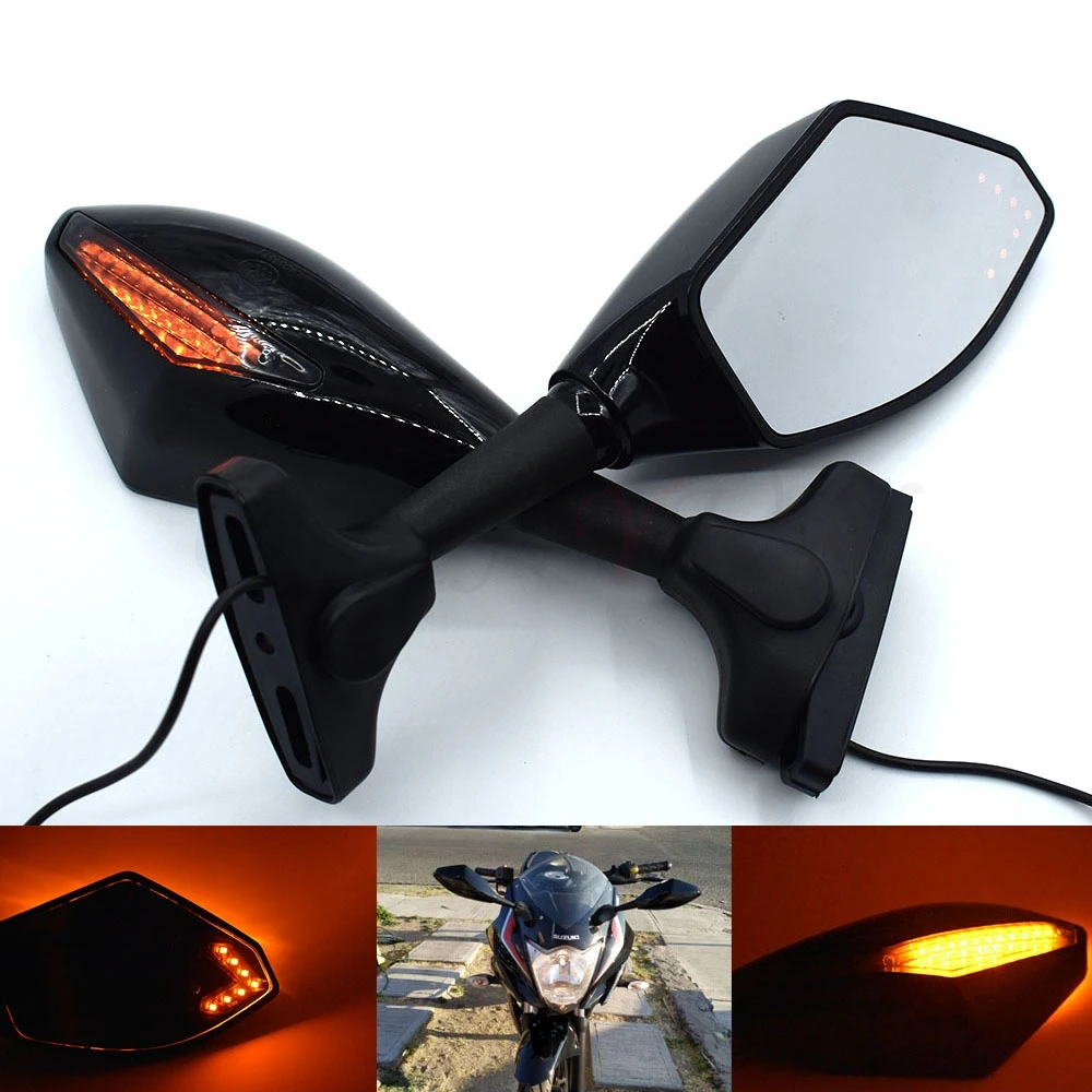 Universal Motorcycle Rear View Side Wing Mirrors w/ LED Turn Signal Light for Kawasaki ZX6R 636 ZX10R Z750R Z1000 Z1000SX NINJA
Universal Motorcycle Rear View Side Wing Mirrors w/ LED Turn Signal Light for Kawasaki ZX6R 636 ZX10R Z750R Z1000 Z1000SX NINJA