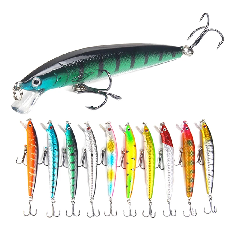 Fishing Wobbler Pesca Fishing Lure 1PCS Hard Bait Fish Tackle Float Minnow Crankbait 10CM 10 Styles
Fishing Wobbler Pesca Fishing Lure 1PCS Hard Bait Fish Tackle Float Minnow Crankbait 10CM 10 Styles