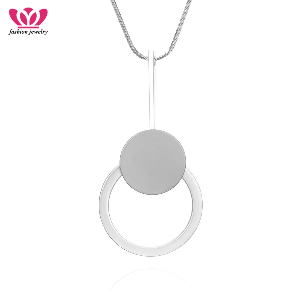 Gold Silver Round Circles Pendant Necklace Long Chain Simple Necklaces For Women Sweater Vintage style New Fashion Jewelry Gifts
Gold Silver Round Circles Pendant Necklace Long Chain Simple Necklaces For Women Sweater Vintage style New Fashion Jewelry Gifts