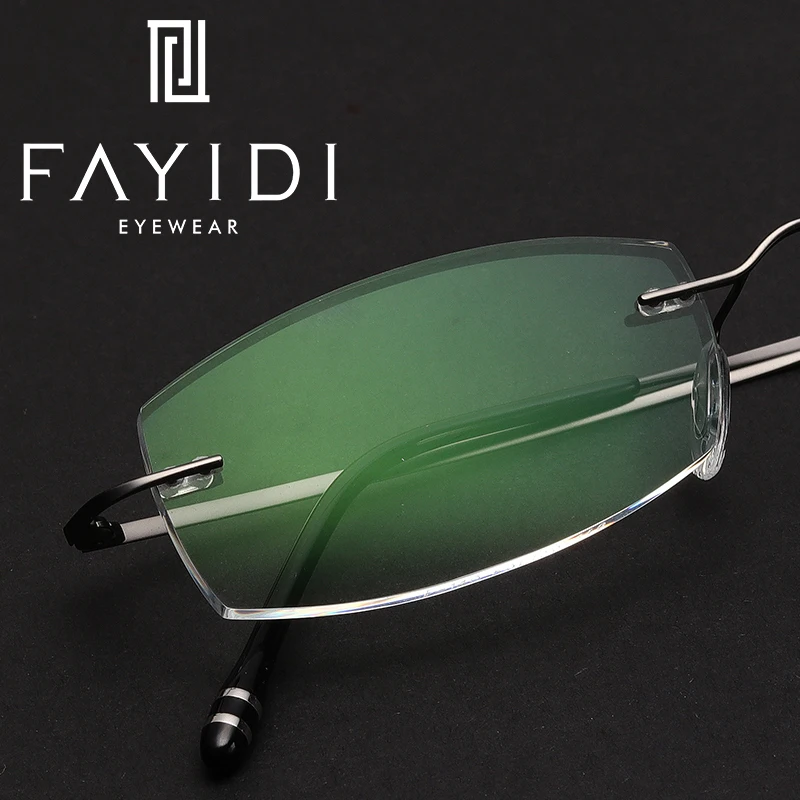 Alloy Men's Rimless Spectacle Frame Brand Designer Computer Optical Prescription Eyeglasses Frame #F140
Alloy Men's Rimless Spectacle Frame Brand Designer Computer Optical Prescription Eyeglasses Frame #F140