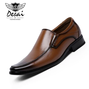 Desai Men Leather Shoes Business Dress Shoes Men Small Square Head High Quality Low Price Factory Directly Slip-On Shoes Zapatos
Desai Men Leather Shoes Business Dress Shoes Men Small Square Head High Quality Low Price Factory Directly Slip-On Shoes Zapatos