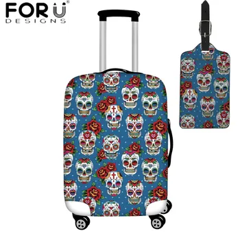 FORUDESIGNS Sugar Skull Floral Print Luggage Cover Suitcase Elastic Protective Cover for 18-32Inch Trolley Trunk Dust Case Cover
FORUDESIGNS Sugar Skull Floral Print Luggage Cover Suitcase Elastic Protective Cover for 18-32Inch Trolley Trunk Dust Case Cover