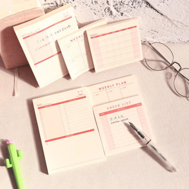Daily Weekly Monthly Planner Memo Pad Paper Post Notes Sticky Notes Notepad Stationery Papeleria Office School Supplies Sticker
Daily Weekly Monthly Planner Memo Pad Paper Post Notes Sticky Notes Notepad Stationery Papeleria Office School Supplies Sticker
