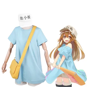 Cells at Work Cosplay Costume Platelet Cosplay Hataraku Saibou Women Costume Anime T Shirt Shorts Hat for Girl Dress
Cells at Work Cosplay Costume Platelet Cosplay Hataraku Saibou Women Costume Anime T Shirt Shorts Hat for Girl Dress