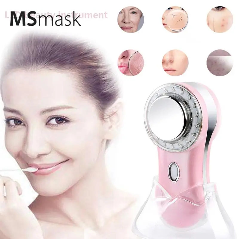 Rechargeable Multifunction Ultrasonic Face Skin care Vibration led messager Reduce Wrinkles and spots Facial Whitening Lifting
Rechargeable Multifunction Ultrasonic Face Skin care Vibration led messager Reduce Wrinkles and spots Facial Whitening Lifting