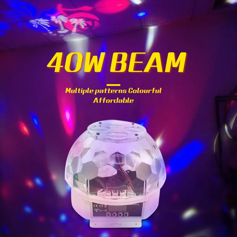 YA Yao Mini RGBW 40W Crystal Magic Ball Led Stage Lamp DJ KTV Disco Laser Light Party Stage Lights Sound Club Pub Home Lights
YA Yao Mini RGBW 40W Crystal Magic Ball Led Stage Lamp DJ KTV Disco Laser Light Party Stage Lights Sound Club Pub Home Lights