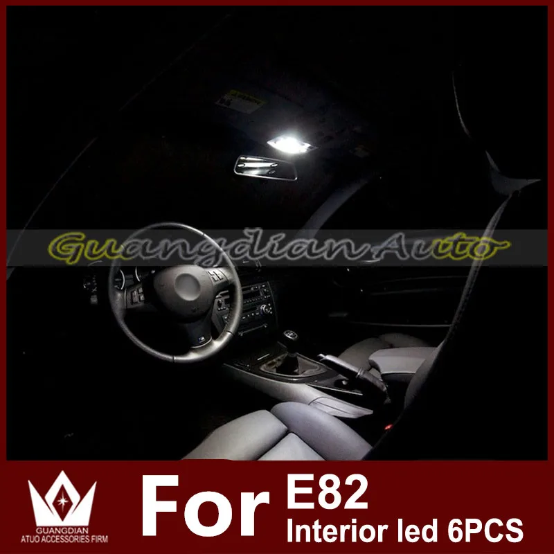 Tcart 6pcs Car LED Interior Lighting Kit Auto Led Bulbs Rear Dome Light Reading Trunk Lamps For BMW E82 1 Series Coupe 2007-2013
Tcart 6pcs Car LED Interior Lighting Kit Auto Led Bulbs Rear Dome Light Reading Trunk Lamps For BMW E82 1 Series Coupe 2007-2013