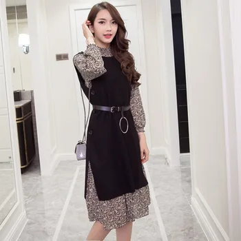 Real Promotion Full Bohemian Dress 2019 Autumn And Long Floral Chiffon Render Women Dress Cloth Vest Ma Jia Two-piece
Real Promotion Full Bohemian Dress 2019 Autumn And Long Floral Chiffon Render Women Dress Cloth Vest Ma Jia Two-piece
