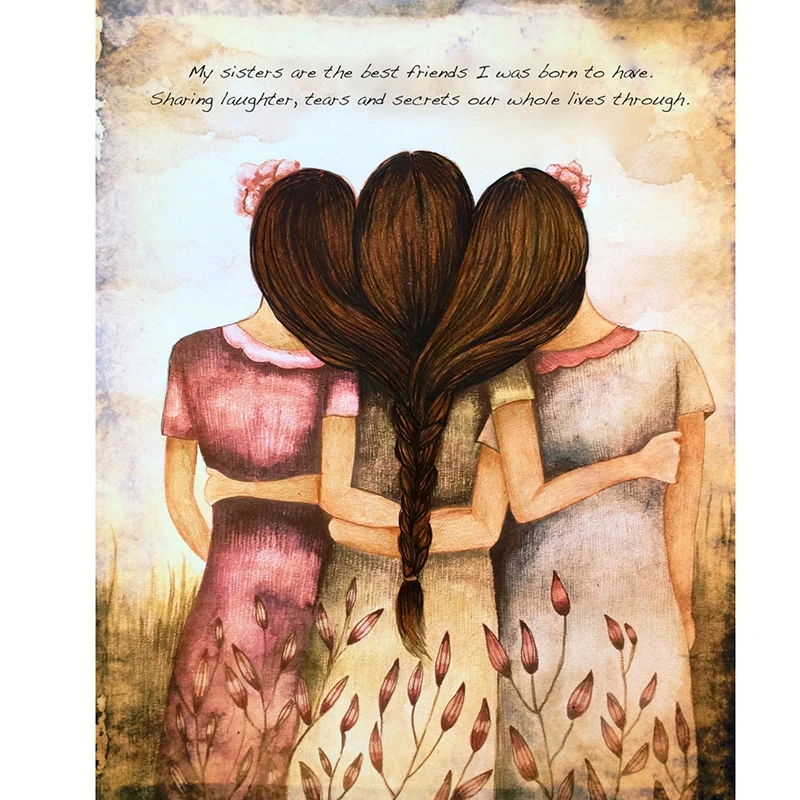 5D DIY Diamond Painting Three sisters,best friends,Full Square Cross Stitch Diamond Embroidery Mosaic stickers,Christmas Gift
5D DIY Diamond Painting Three sisters,best friends,Full Square Cross Stitch Diamond Embroidery Mosaic stickers,Christmas Gift