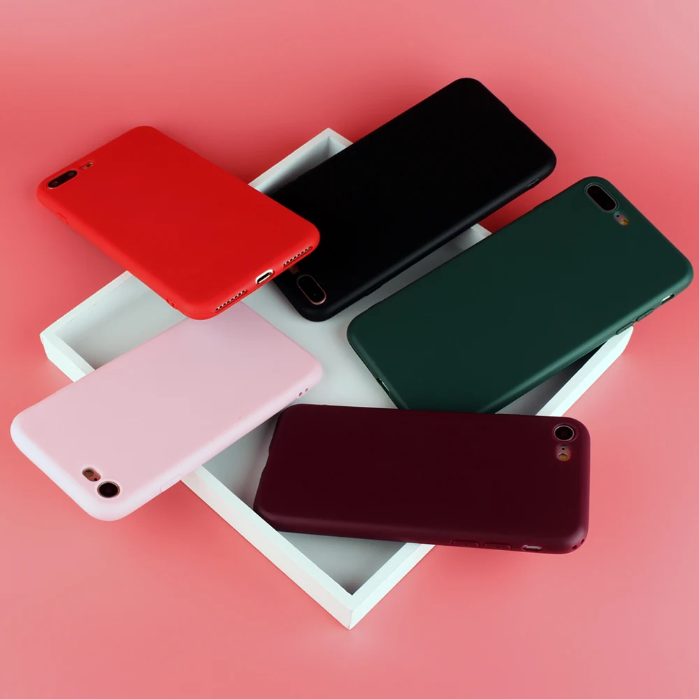 Ultra-thin Soft Silicone Cases For iphone 6 6s 8 6/7/8 plus Matte Silicone Phone Case For iphone 7 Cover black phone case iphon
Ultra-thin Soft Silicone Cases For iphone 6 6s 8 6/7/8 plus Matte Silicone Phone Case For iphone 7 Cover black phone case iphon