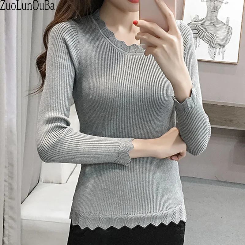 Zuolunouba Autumn Winter Season Fashion Commuter Women Knitting Sweater Solid Color Slim Harajuku Lady Plus Velvet Pullover
Zuolunouba Autumn Winter Season Fashion Commuter Women Knitting Sweater Solid Color Slim Harajuku Lady Plus Velvet Pullover