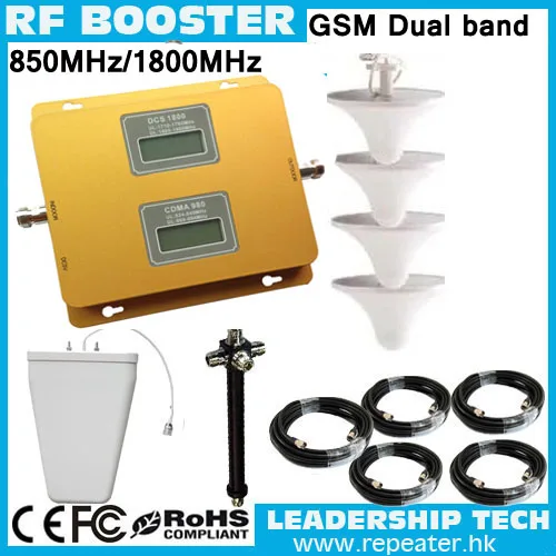 Work 1200m2 DCS/CDMA GSM1800mhz/CDMA850mhz dual band mobile phones repeaters 3G CDMA850mhz dual band cell phones signal booster
Work 1200m2 DCS/CDMA GSM1800mhz/CDMA850mhz dual band mobile phones repeaters 3G CDMA850mhz dual band cell phones signal booster