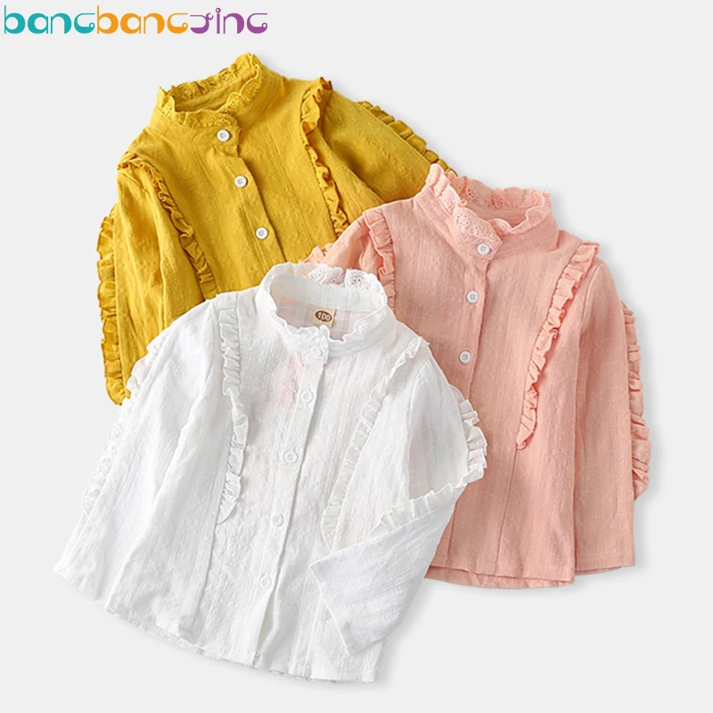 Kids White Shirts For Girl Long Sleeve Girls Cotton Blouses Spring Spring Cute Children Students Tops Girls Baby Clothes
Kids White Shirts For Girl Long Sleeve Girls Cotton Blouses Spring Spring Cute Children Students Tops Girls Baby Clothes