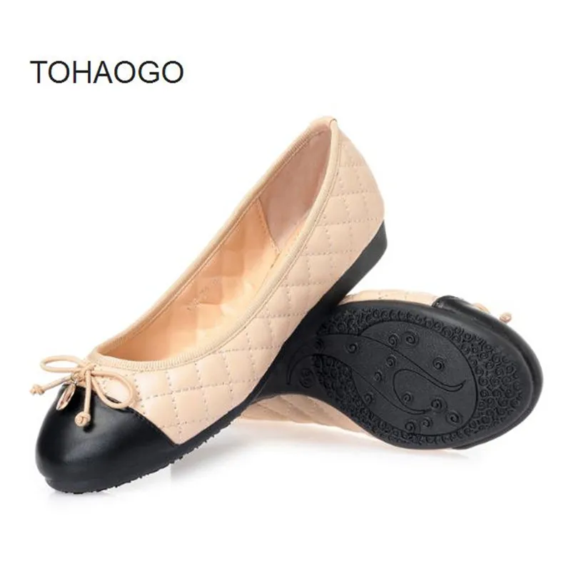Spring and summer new color matching bow flats soft bottom apricot casual Women's shoes flat ballerina shoes Boat shoes
Spring and summer new color matching bow flats soft bottom apricot casual Women's shoes flat ballerina shoes Boat shoes