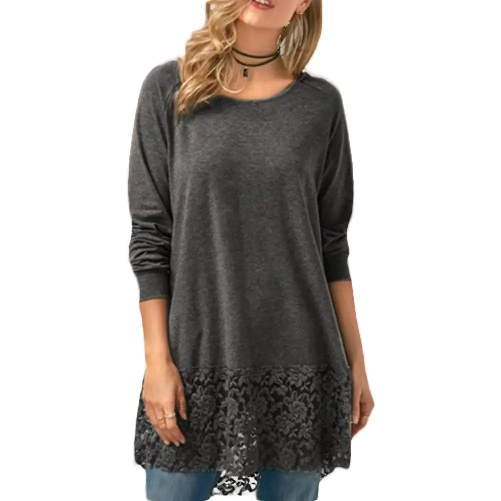 New Fashion Women Hoodie Solid Color Long Sleeve Lace Flower Shirt Loose Sweatshirt
New Fashion Women Hoodie Solid Color Long Sleeve Lace Flower Shirt Loose Sweatshirt