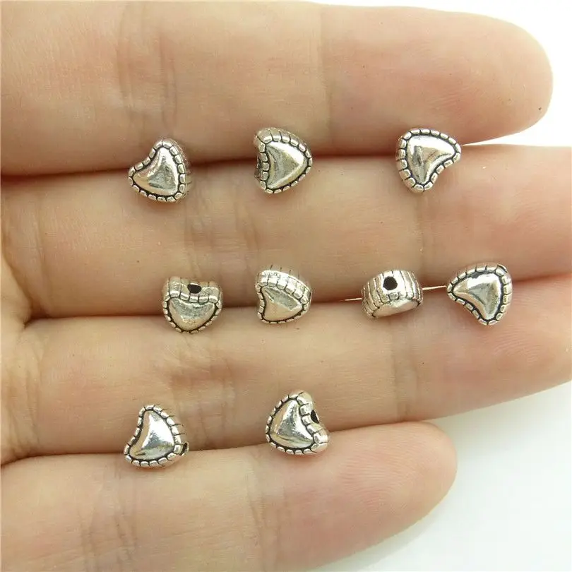 19709 100pcs 100X Vintage Silver Alloy Super Small Heart Spacer Beads for Charms Bracelet Jewelry Findings-- Free Shipping
19709 100pcs 100X Vintage Silver Alloy Super Small Heart Spacer Beads for Charms Bracelet Jewelry Findings-- Free Shipping